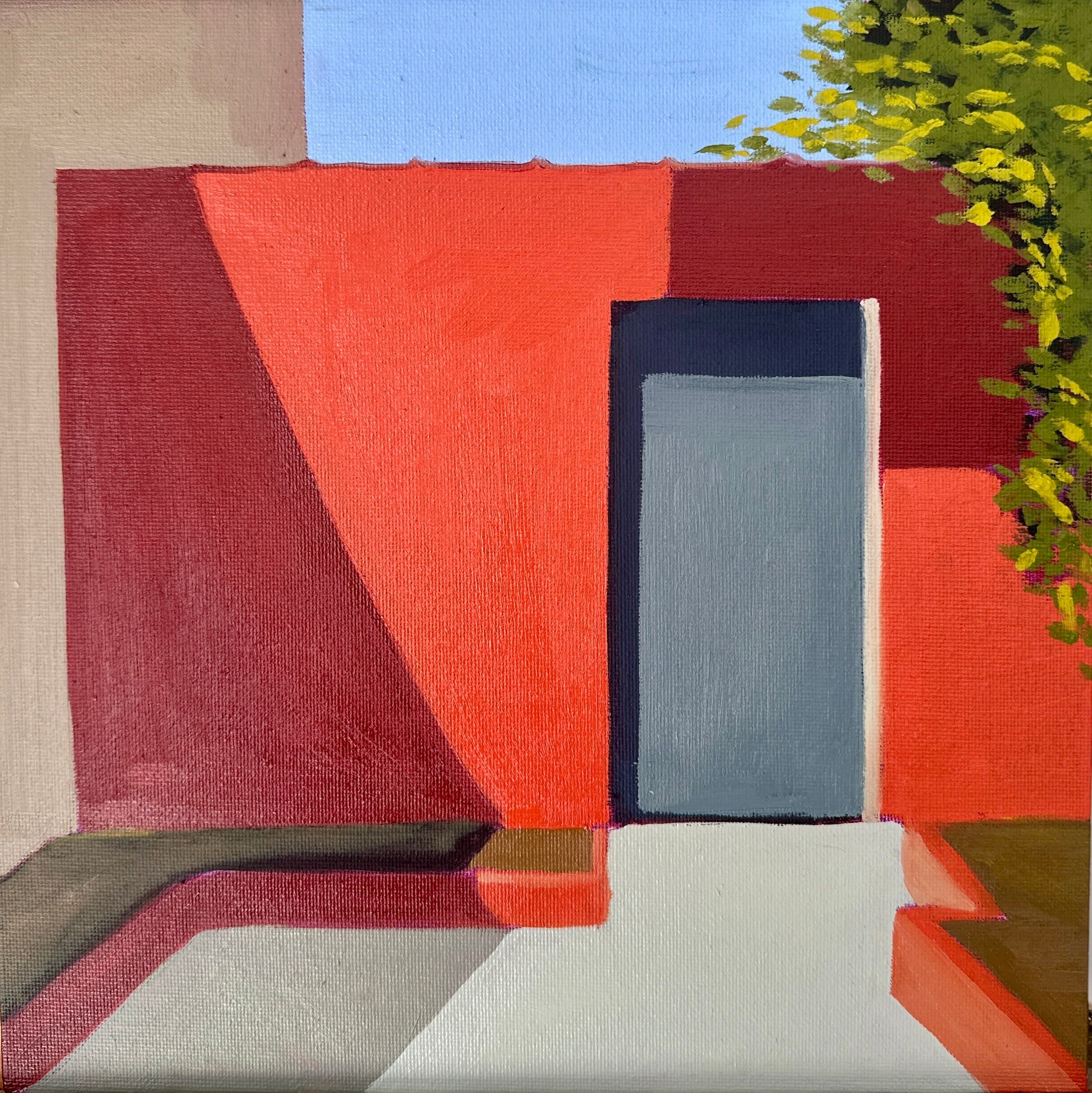 garten haus • oil on board • 10×10 inches • 2024