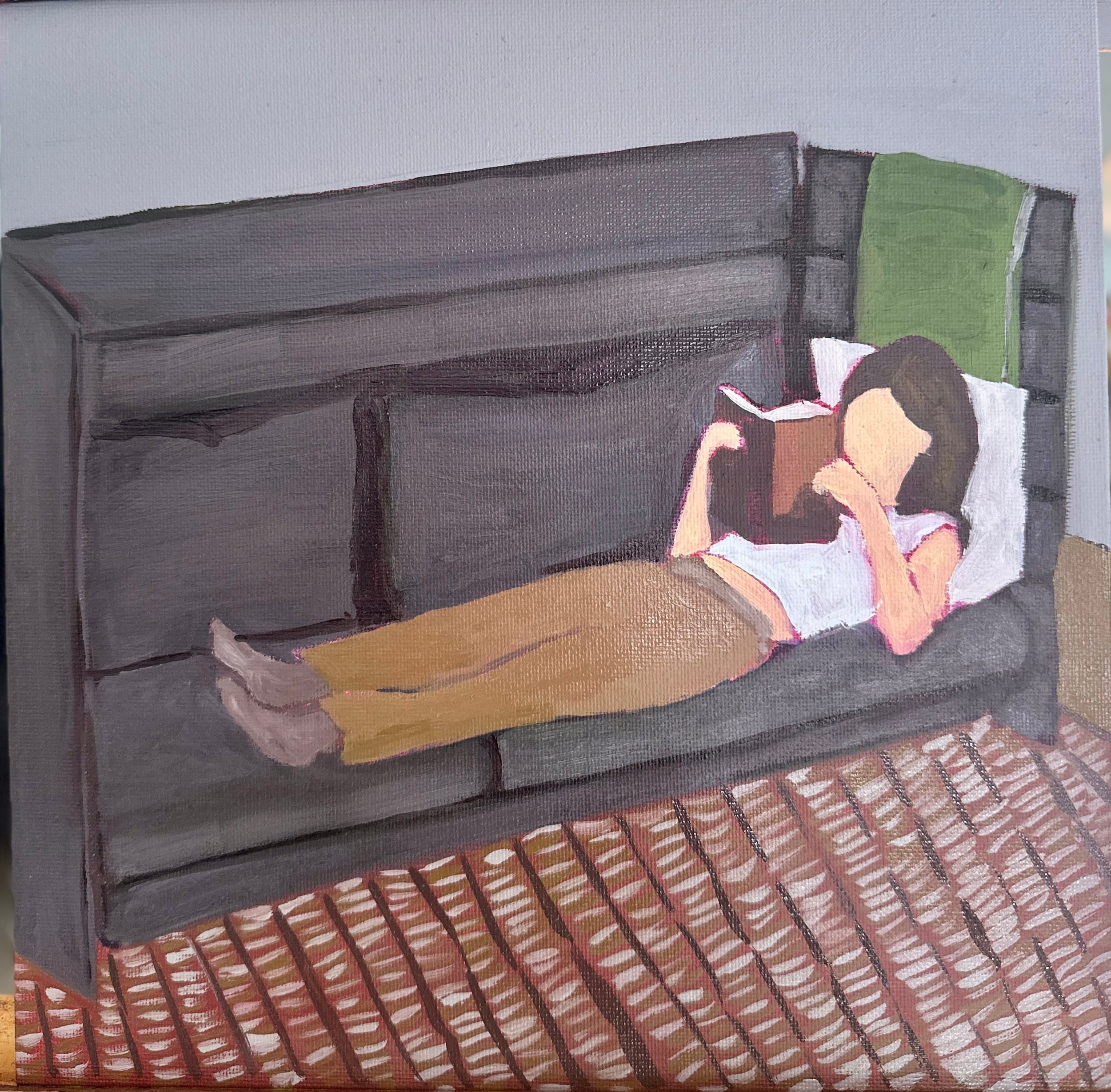 garten haus days • oil on board • 10×10 inches • 2024