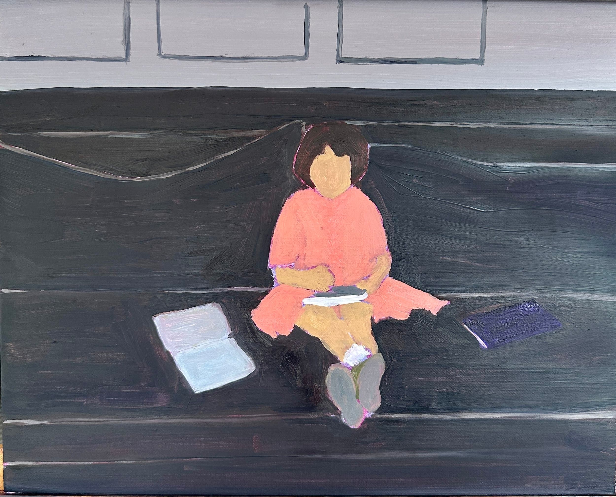 garten haus • oil on board • 8×10 inches • 2024