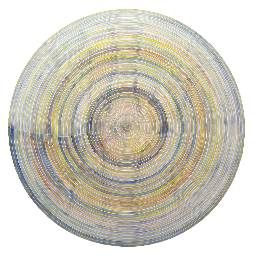 blue, red, yellow | gouache on Arches paper | 52×52 inches | 2019